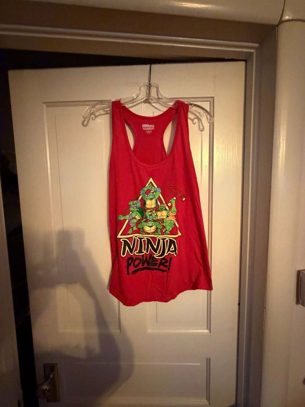 Nickelodeon Teenage Mutant Ninja Turtles Ninja Power Red Racerback Tank Top XL